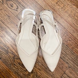 ZARA slingback flats